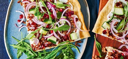 Lamb flatbread