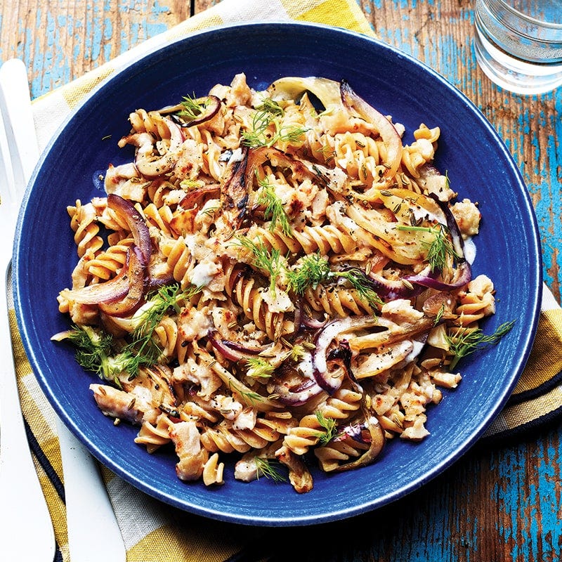 Turkey and fennel pasta