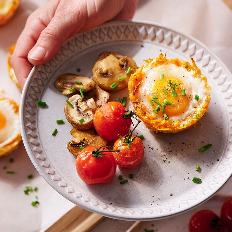 Shellie's sweet potato hash and egg cups