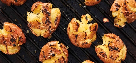 Grilled Smashed Potatoes
