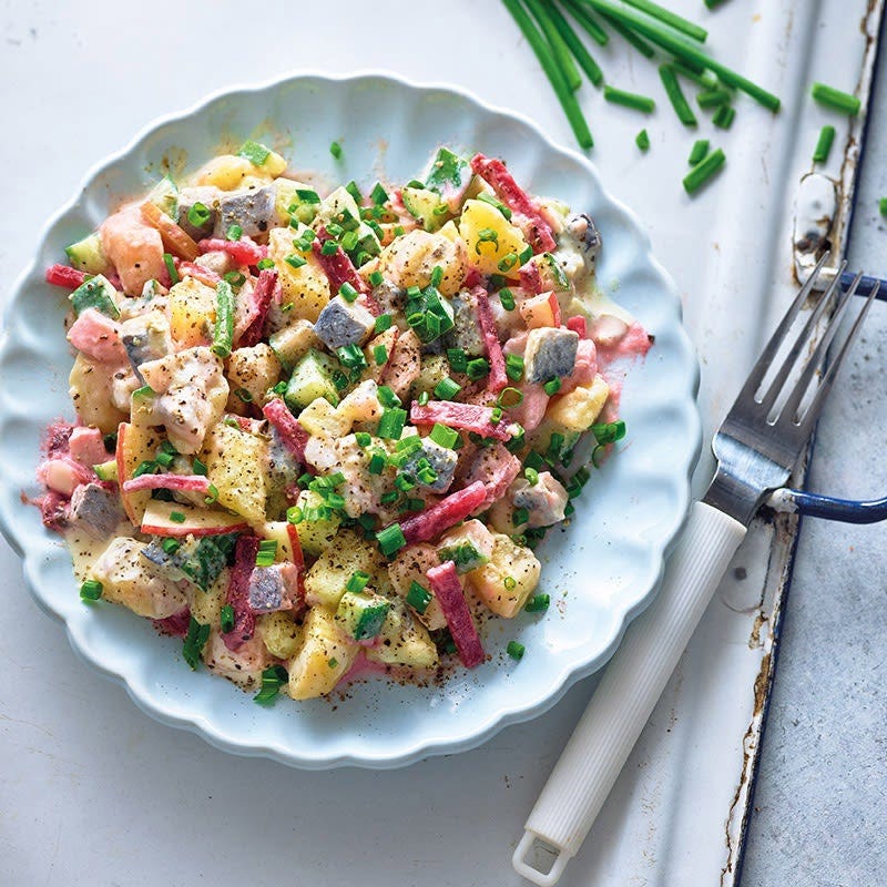 Rote-Bete-Heringssalat