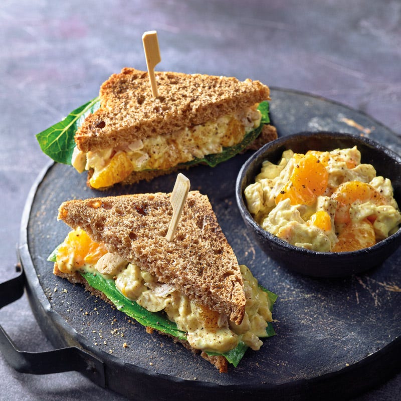 Tramezzini mit Geflügelsalat