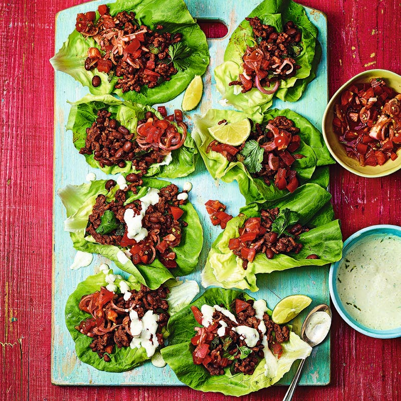 Photo of Lettuce cup beef tacos with jalapeño sauce by WW
