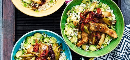 Kung pao turkey stir-fry