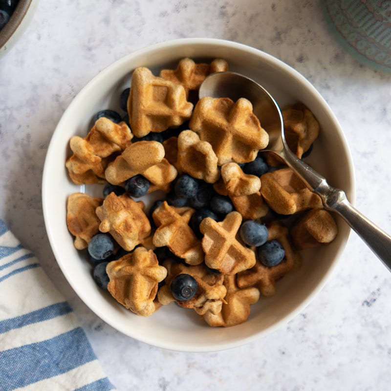 Cinnamon waffle cereal