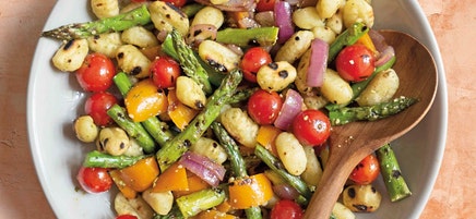 Grilled Gnocchi & Vegetables