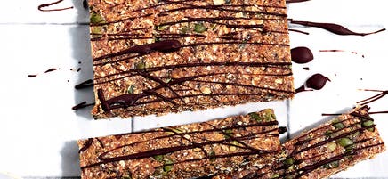 Sarah's choc almond protein bars