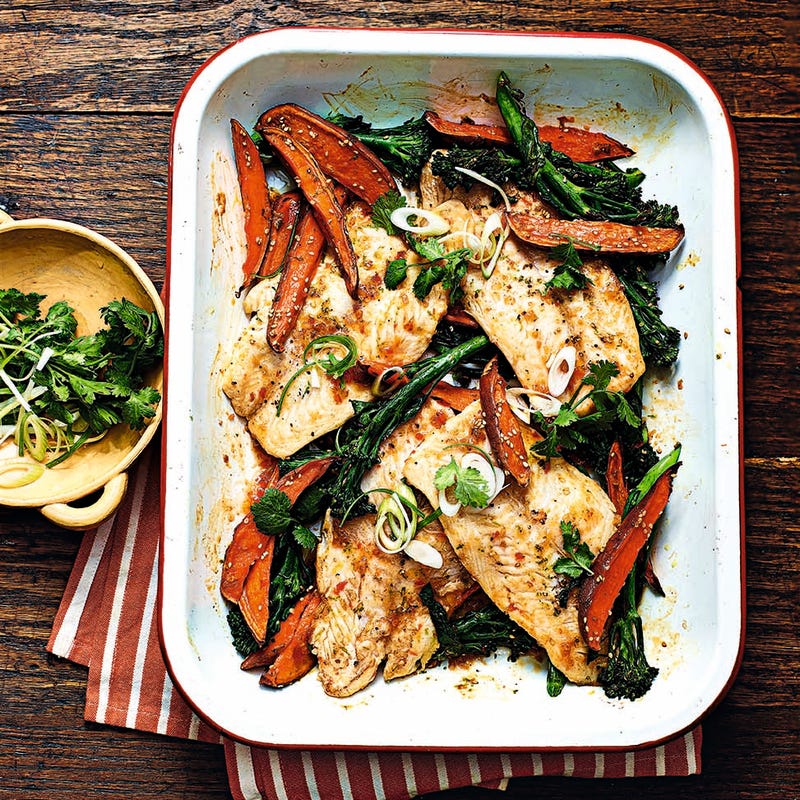 Photo of Sweet chilli fish & chips traybake by WW
