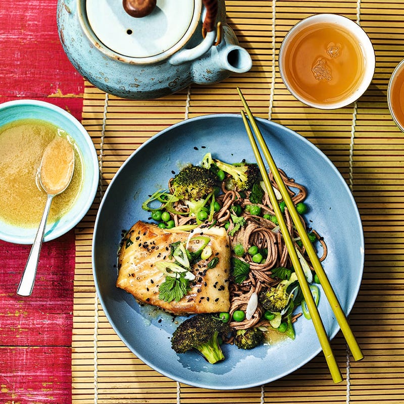 Photo of Teriyaki cod with soba noodle salad by WW