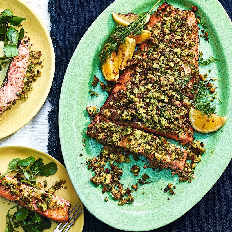 Photo of Herb-crusted side of salmon by WW