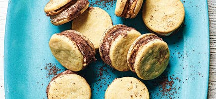 Peanut butter & banana ice-cream sandwiches