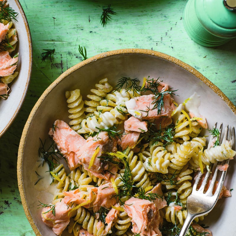 Foto van Pasta met zalm & dille door WW