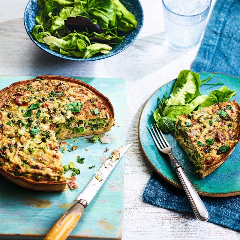 Photo of Pea & Parma ham quiche by WW