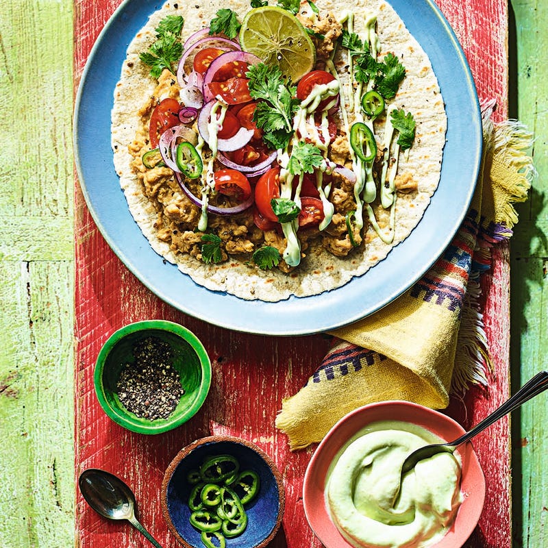 Photo of Breakfast tacos with avocado & lime sauce by WW