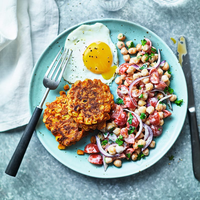Galettes de maïs aux carottes
