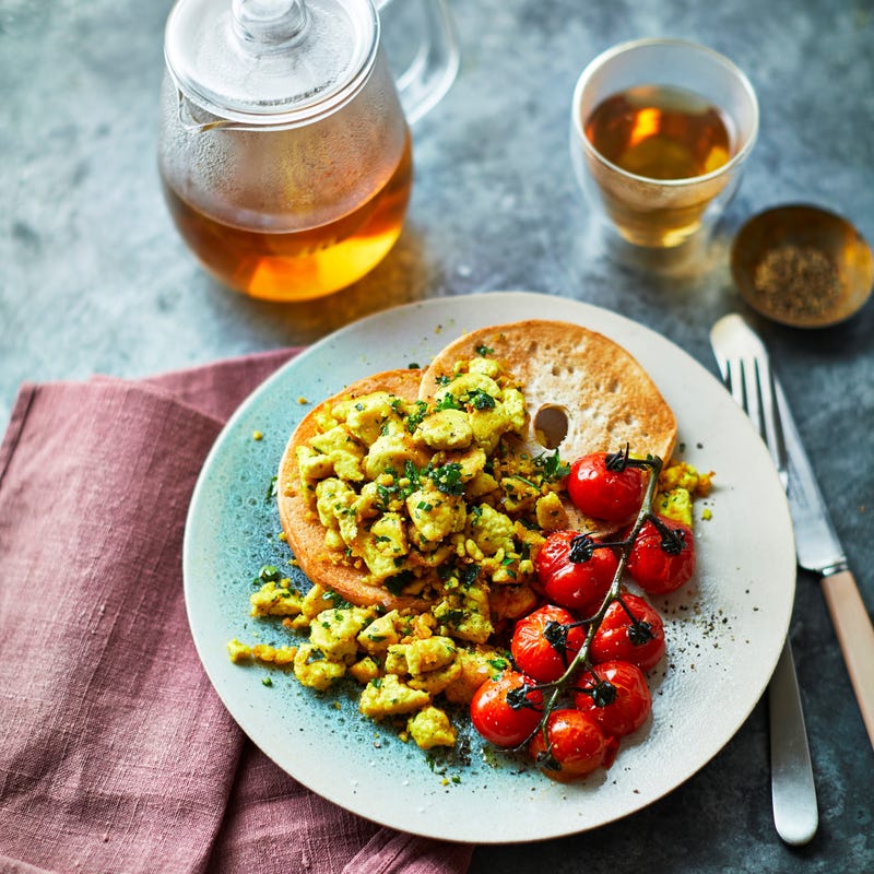 Bagel de tofu brouillé