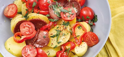 Türkischer Kartoffelsalat mit Sucuk