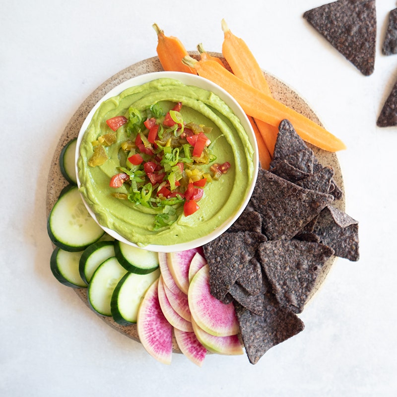 Whipped guacamole