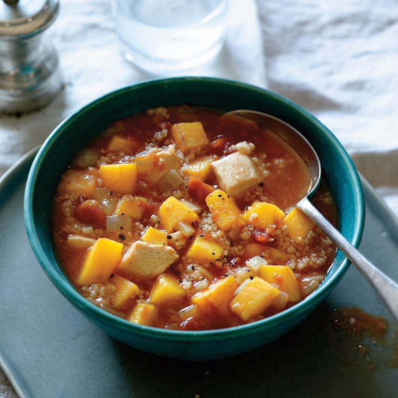 Soupe de poulet à la marocaine