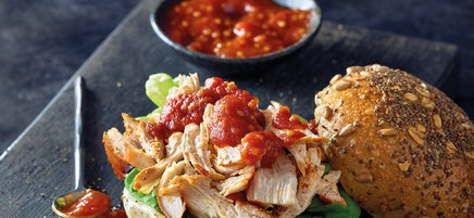 Pulled Chicken Burger