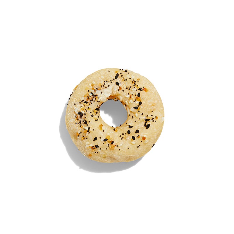 Two-ingredient dough everything bagels