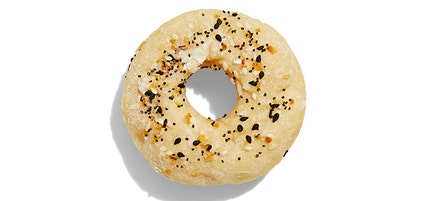 Two-ingredient-dough everything bagels