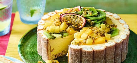 Tropical fruit Charlotte