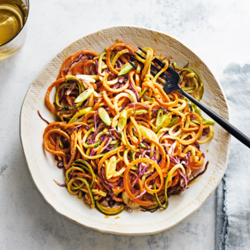 Nouilles de légumes au satay