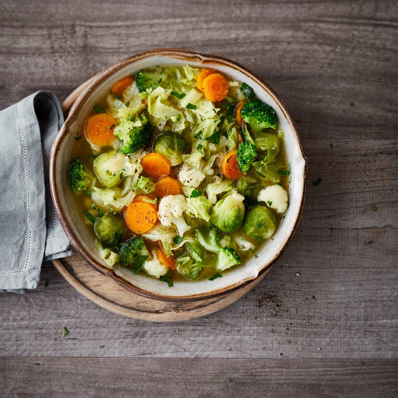 0-Punkte-Kohlsuppe mit Petersilie