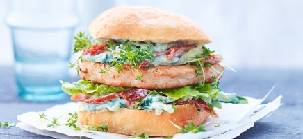 Escalope-burger