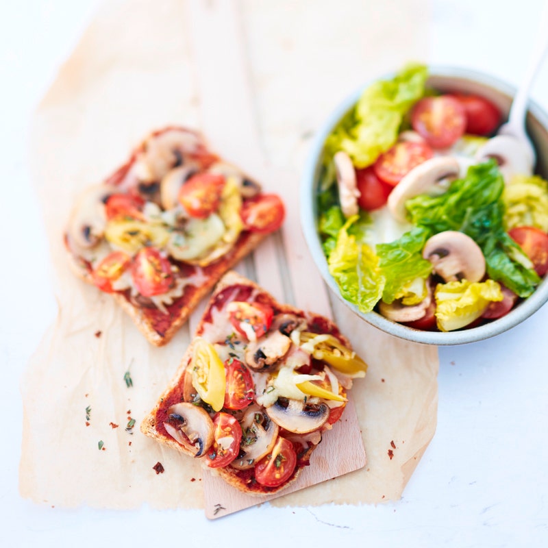 Veggie-Pizzatoast