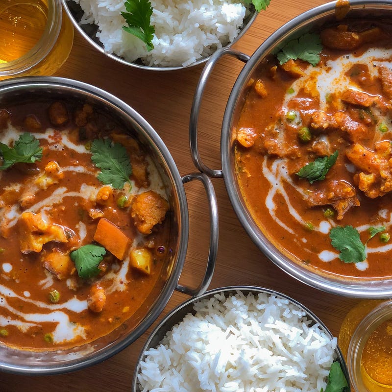Photo of Cauliflower tikka masala - spice pots by WW