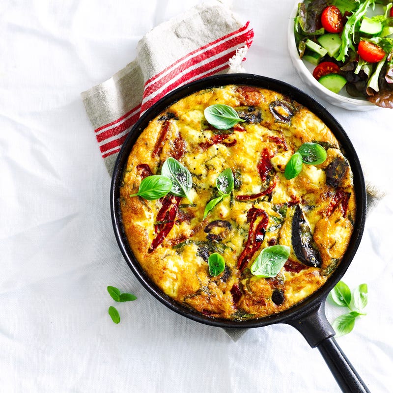 Foto van Frittata met gegrilde groenten door WW