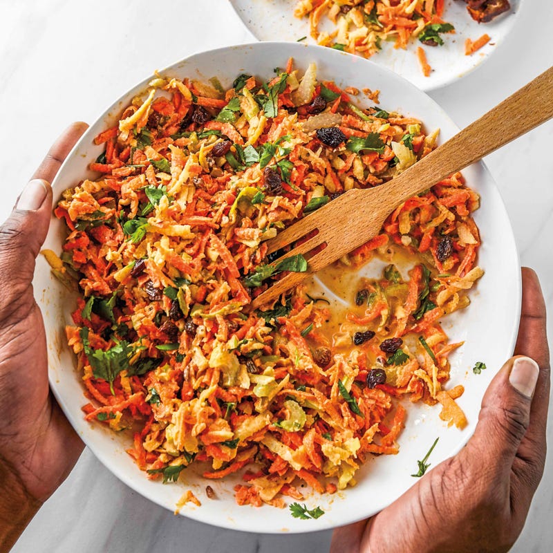 Curried carrot slaw