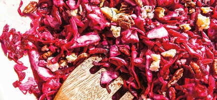 Pink & blue slaw