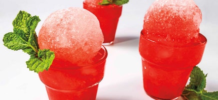 Watermelon Sno-Balls