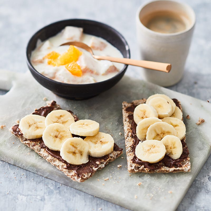 Schokoknäcke mit Orangenjoghurt
