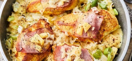 Escalope hawaïenne avec du riz