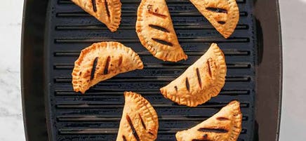 Tartes aux pommes grillées