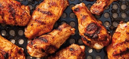 Grilled Buffalo wings