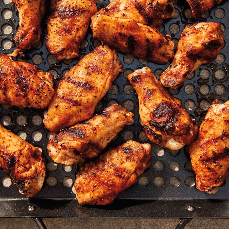 Grilled Buffalo wings