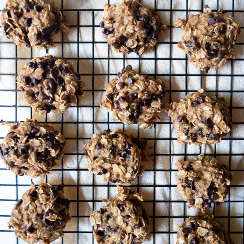 Photo of Peanut Butter, Banana, and Chocolate Chip Breakfast Cookies by WW