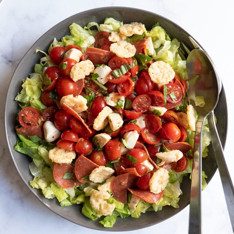 Photo of Pepperoni pizza salad by WW