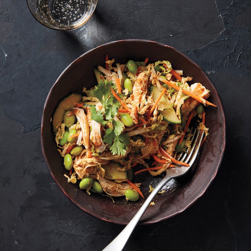 Asiatischer Hähnchen-Erdnuss-Salat