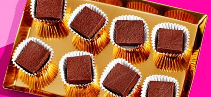 Rich black bean fudge