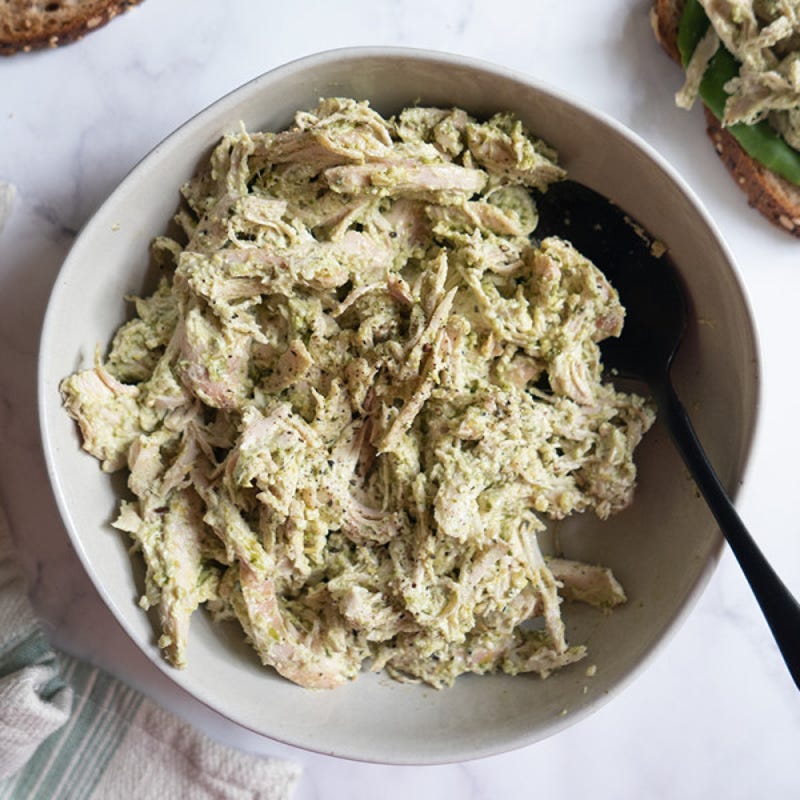 Photo of Easy pesto chicken salad by WW