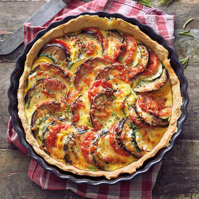 Ratatouille-Gemüse-Quiche