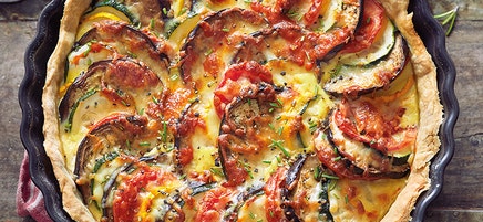 Ratatouille-Gemüse-Quiche