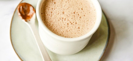 Nutella- och mandellatte