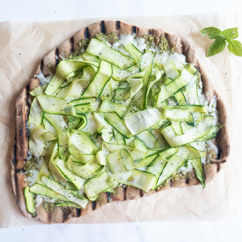 Photo of Pesto-Zucchini Pizza by WW